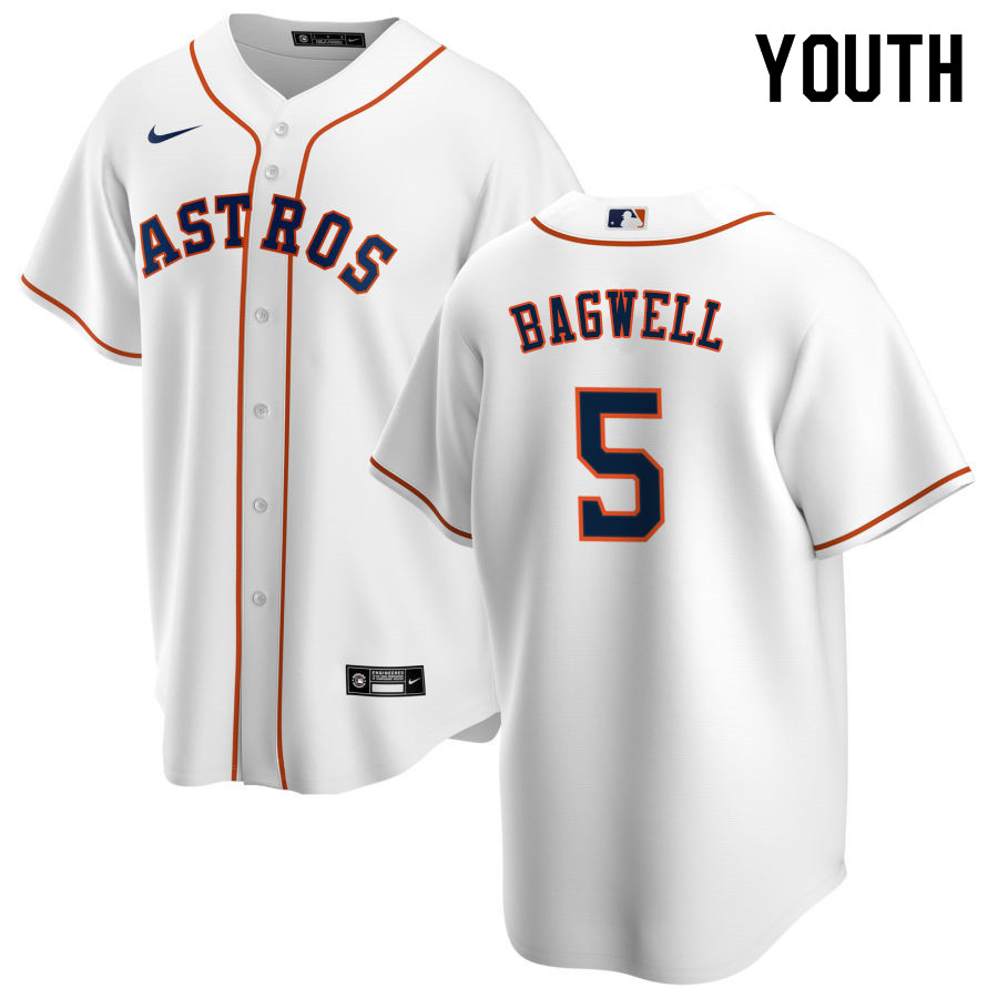 Nike Youth #5 Jeff Bagwell Houston Astros Baseball Jerseys Sale-White
